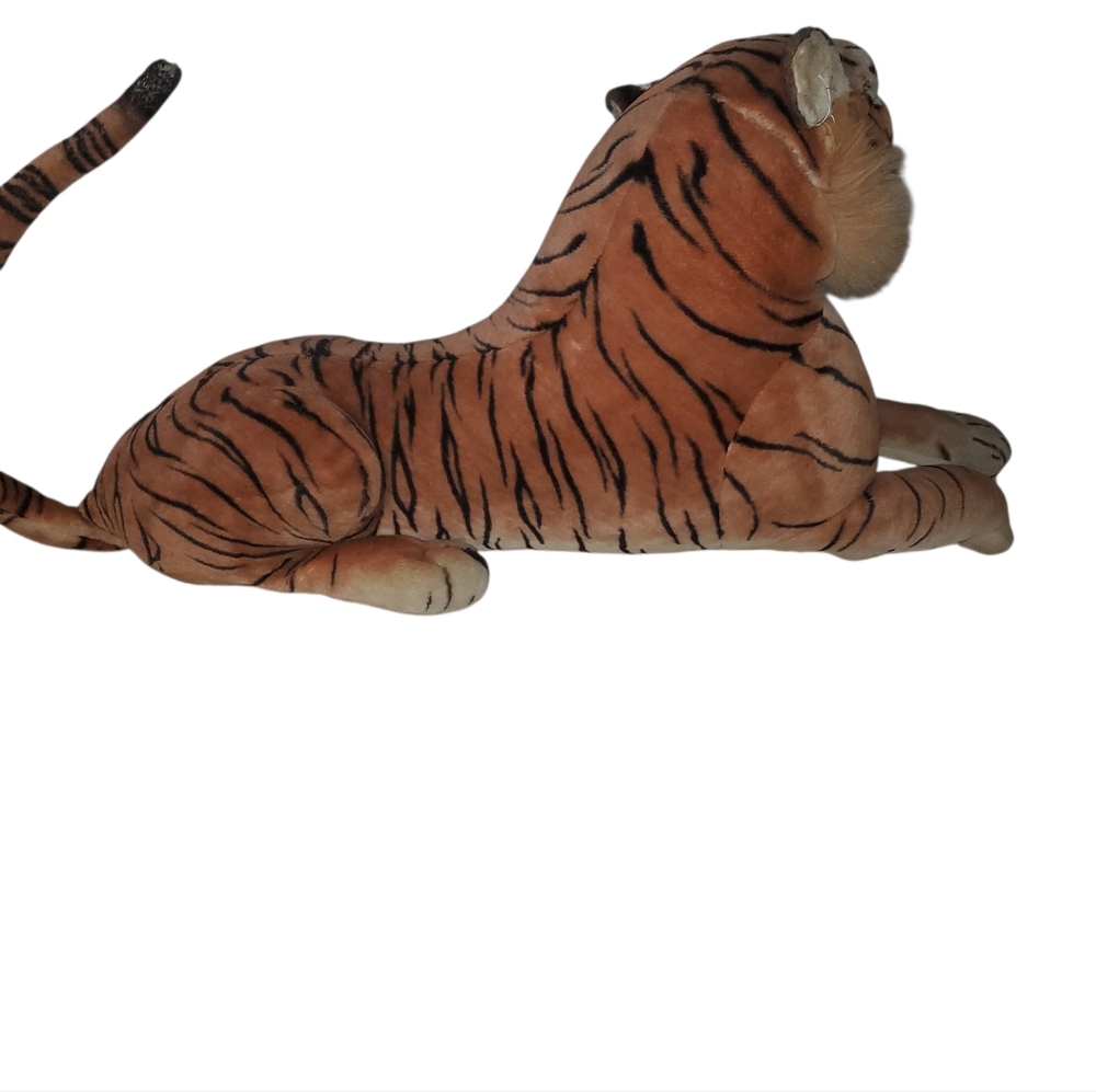 Giant Vintage Stuffed Tiger - Picture 4 of 6